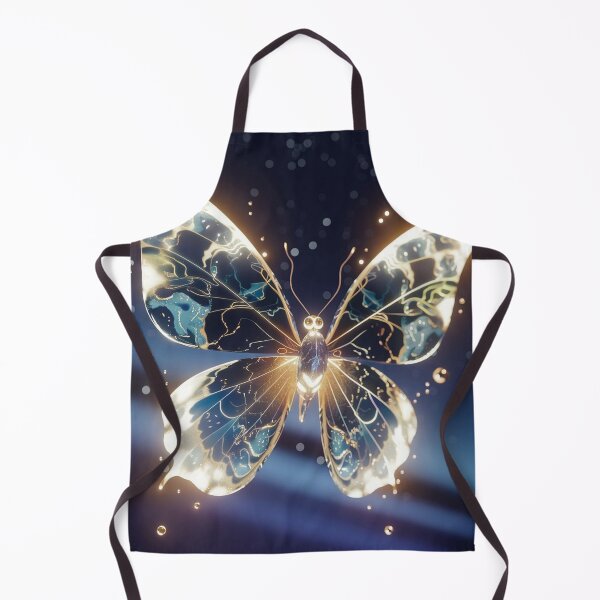 Item preview, Ethereal Luminescence - Ethereal Butterfly Art, Luminous Crystalline Wings, Cosmic Patterns, Light and Shadow, Celestial Glow, Mystical Wall Decor, Dreamy Atmosphere designed and sold by LoomylooDesigns.