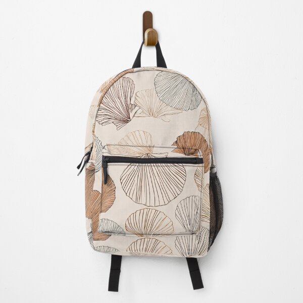 Item preview, Seashell Line Art Coastal Pattern designed and sold by Kybruno's Creations.