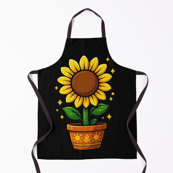 Item preview, Potted Sunflower – Decorative Design designed and sold by Ahau Designs.