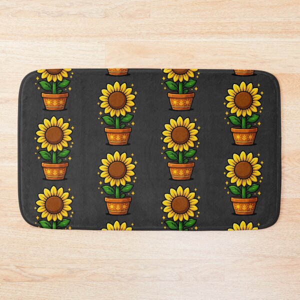 Item preview, Potted Sunflower – Decorative Design designed and sold by Ahau Designs.