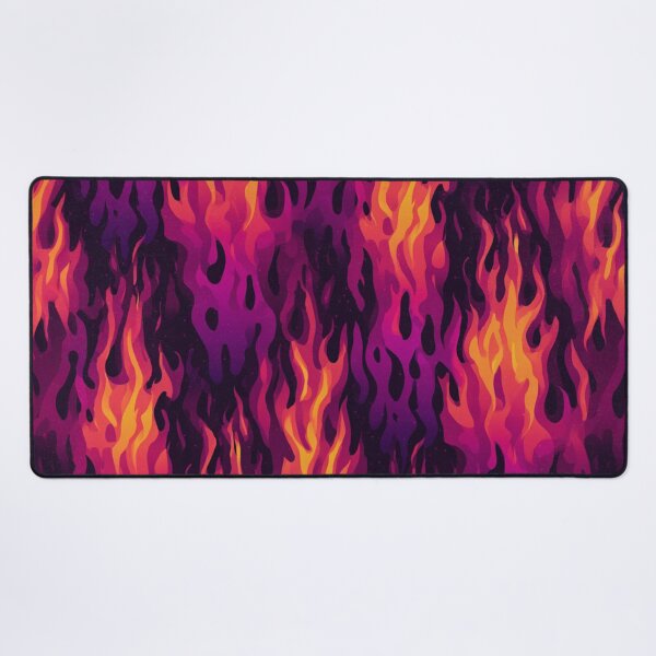 Item preview, Purple Hot Rod Flames - Y2K Neon Purple Fire Pattern designed and sold by trajeado14.