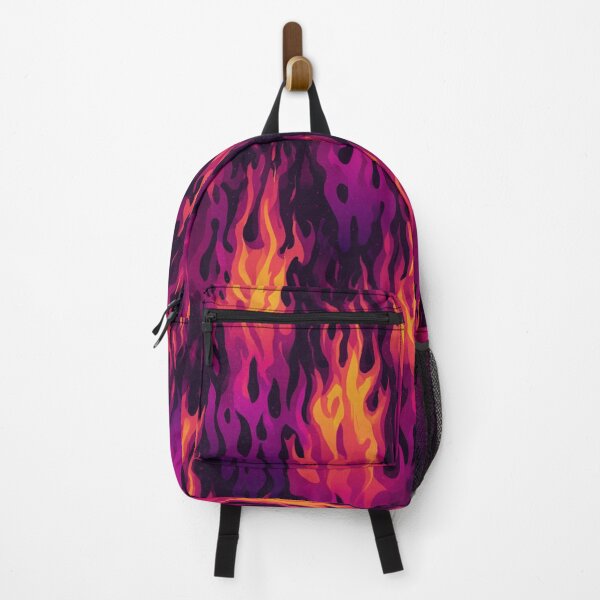 Item preview, Purple Hot Rod Flames - Y2K Neon Purple Fire Pattern designed and sold by trajeado14.