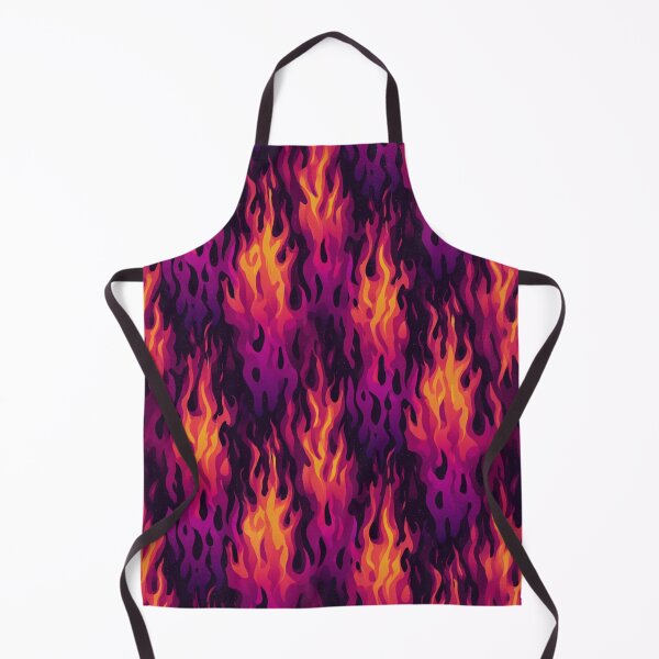 Item preview, Purple Hot Rod Flames - Y2K Neon Purple Fire Pattern designed and sold by trajeado14.