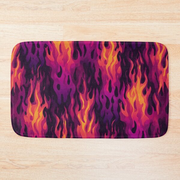 Item preview, Purple Hot Rod Flames - Y2K Neon Purple Fire Pattern designed and sold by trajeado14.