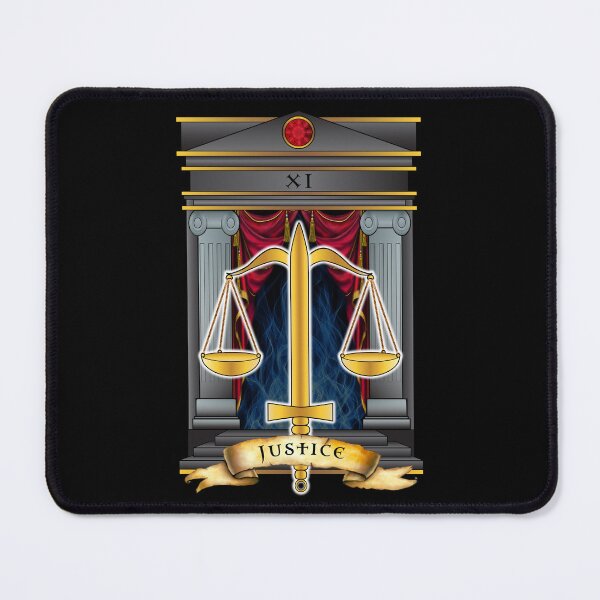 Item preview, Justice Tarot Card designed and sold by Mariposa Oscura The Dark Butterfly.