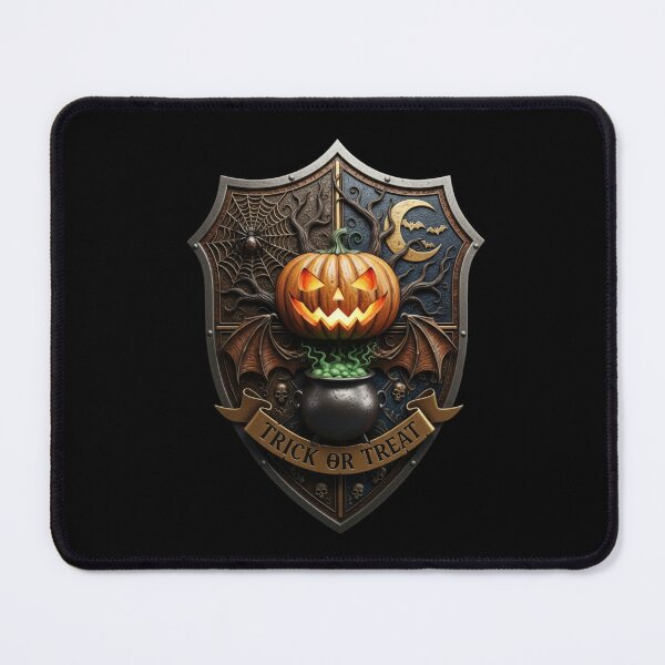 Item preview, Trick or treat Gothic Halloween Shield designed and sold by Kala Design.