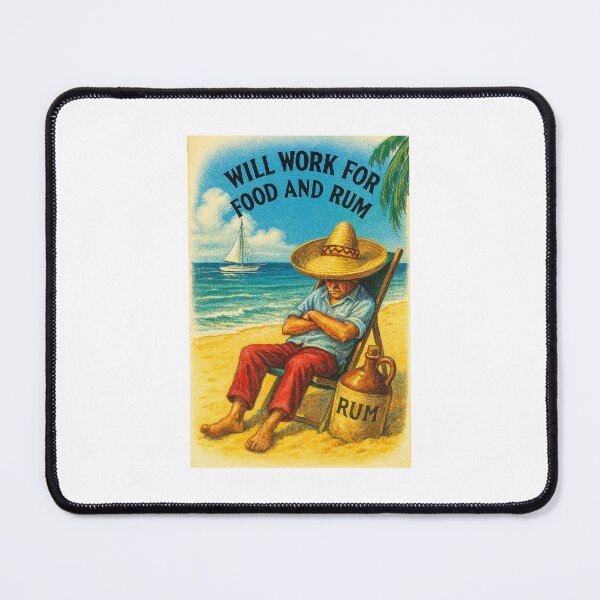 Item preview, Work for Rum designed and sold by Sailing-On.