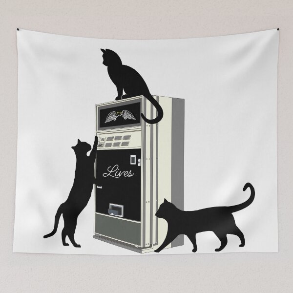 Item preview, Cats have nine lives designed and sold by Rude Distractions.