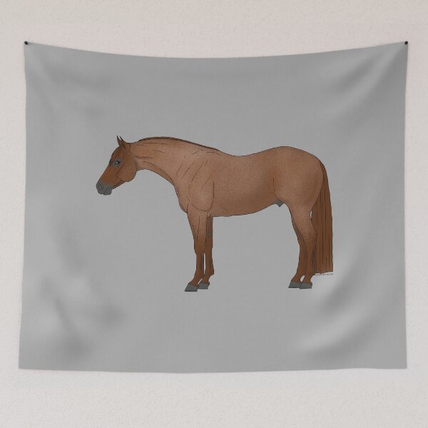Item preview, Red Roan American Quarter Horse designed and sold by DappledMoon.