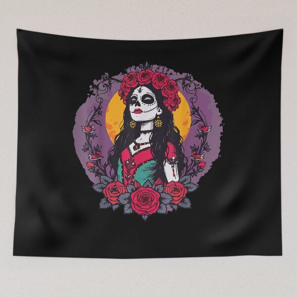 Item preview, Day of the Dead Sugar Skull La Catrina designed and sold by BASKF.