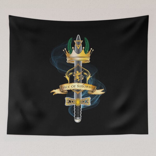 Item preview, Ace of Swords Tarot Card designed and sold by Mariposa Oscura The Dark Butterfly.