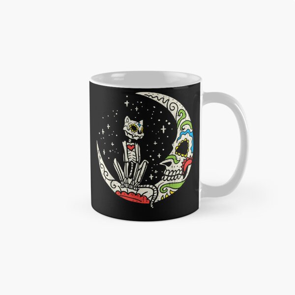 Item preview, Day of the Dead Sugar Skull Cat designed and sold by BASKF.