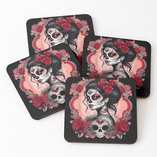 Item preview, Dia De Los Muertos Sugar Skull La Catrina designed and sold by BASKF.
