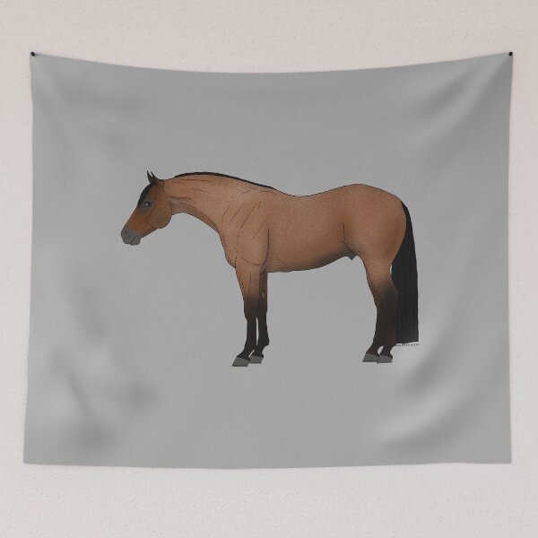 Item preview, Bay Roan American Quarter Horse designed and sold by DappledMoon.