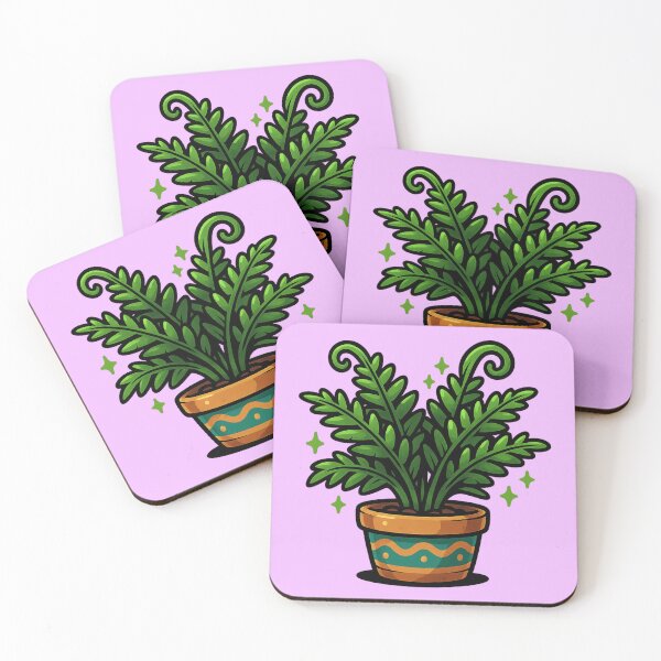 Item preview, Potted Fern – Botanical Design designed and sold by Ahau Designs.