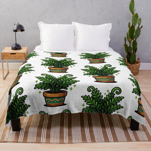 Item preview, Potted Fern – Botanical Design designed and sold by Ahau Designs.