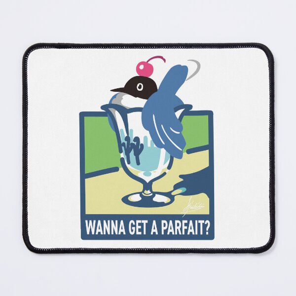 Item preview, Parfait Time for Birds — Flat Art Style designed and sold by hichili-dori.