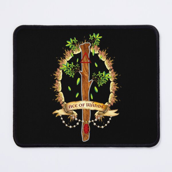 Item preview, Ace of Wands Tarot Card designed and sold by Mariposa Oscura The Dark Butterfly.