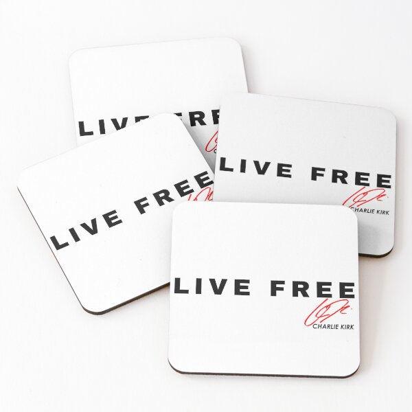 Item preview, Live Free Red Signature 1993-2025 Charlie Kirk Tribute designed and sold by JeyVel.