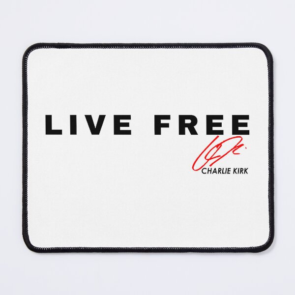 Item preview, Live Free Red Signature 1993-2025 Charlie Kirk Tribute designed and sold by JeyVel.