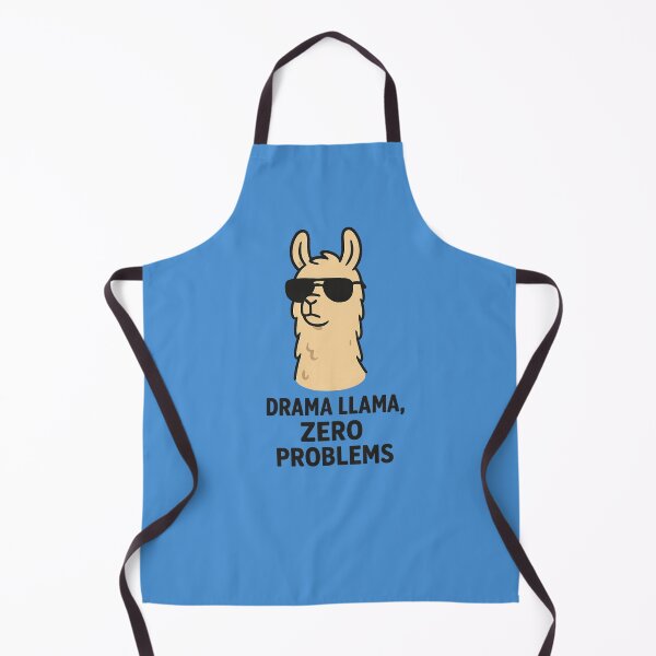 Item preview, Drama Llama Zero Problems Shirt | Funny Cool Llama Sunglasses Tee designed and sold by Printessive Designs.