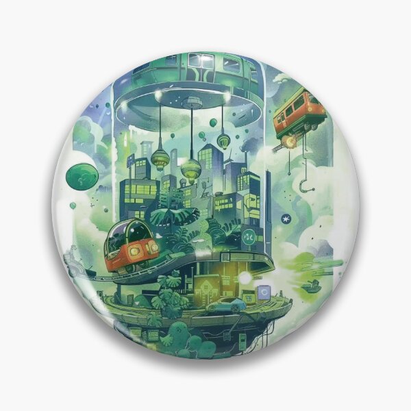 Item preview, Floating Futuristic City designed and sold by jrhernand.