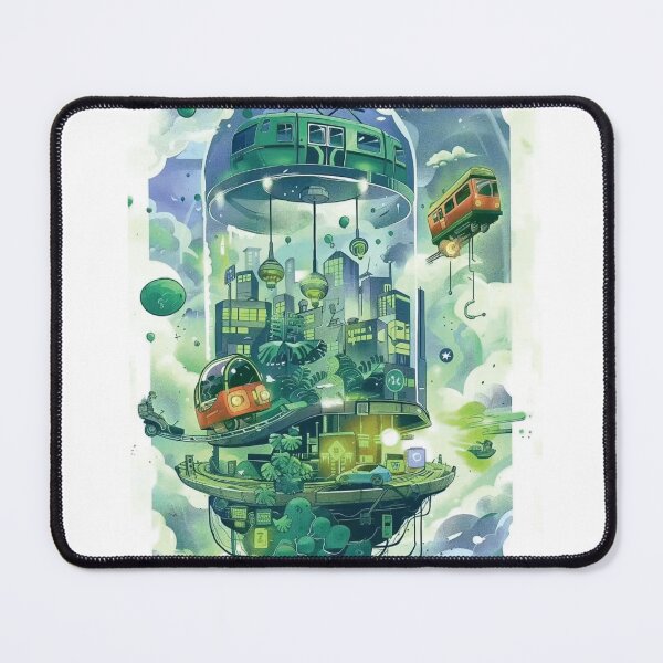 Item preview, Floating Futuristic City designed and sold by jrhernand.