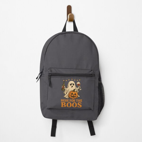 Item preview, Here for the Boos Funny Halloween Ghost Drinking Wine Design designed and sold by ViralByDesign.