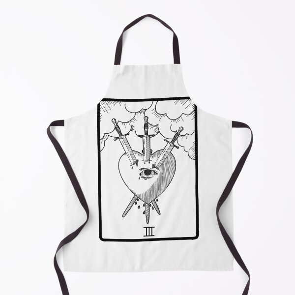 Item preview, Three of swords Tarot card designed and sold by mikakilian.
