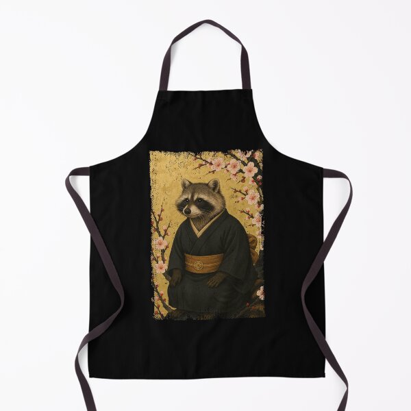 Item preview, Raccoon Japanese Costume Japan Cherry Blossom Boys Girls Kids designed and sold by rafaeltto.
