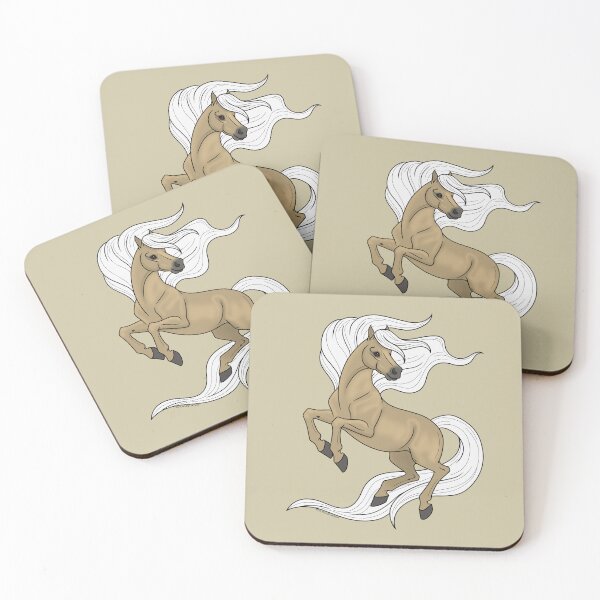 Item preview, Prancing Palomino Cartoon Horse designed and sold by DappledMoon.