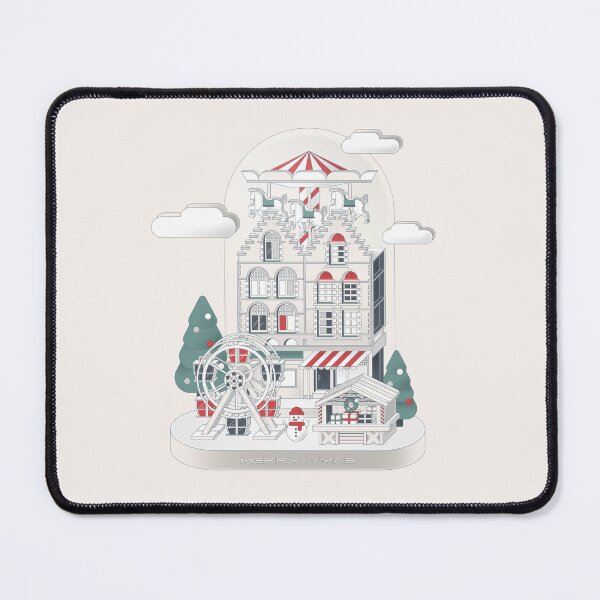 Item preview, Micro Christmas Market Snow Globe designed and sold by YzHmDesign.