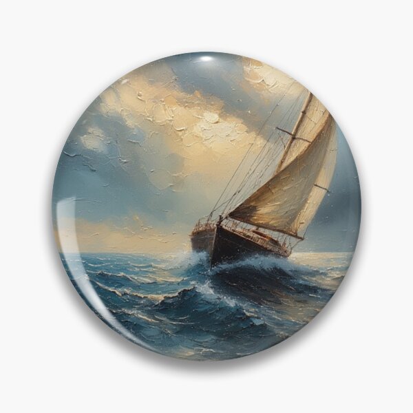 Item preview, A boat in the storm designed and sold by Ink And Inspire.