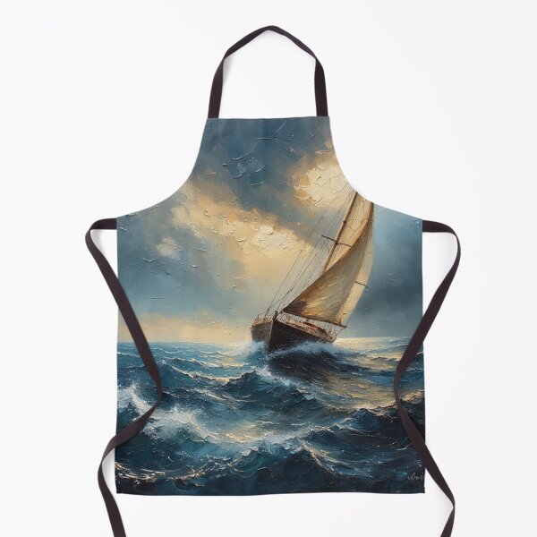 Item preview, A boat in the storm designed and sold by Ink And Inspire.