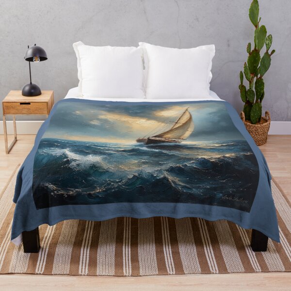 Item preview, A boat in the storm designed and sold by Ink And Inspire.