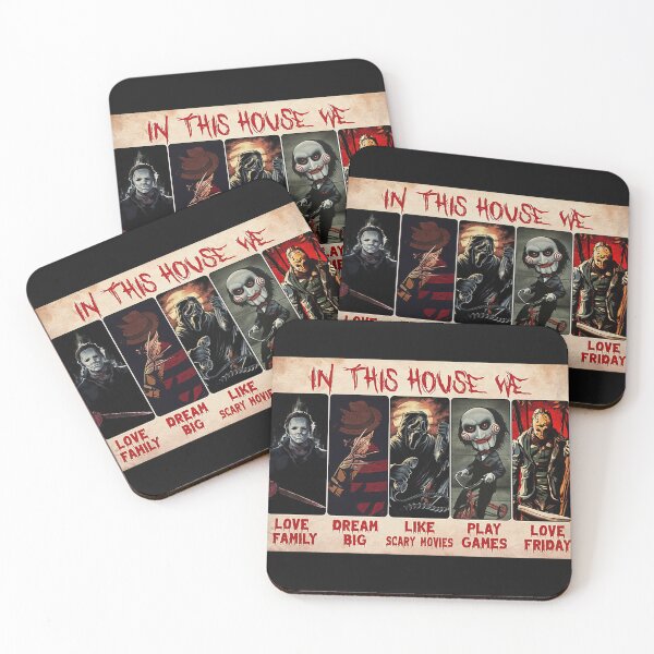 Item preview, In This House We Love Family Halloween Poster - Horror Movies Halloween designed and sold by ShawnelleHasty.