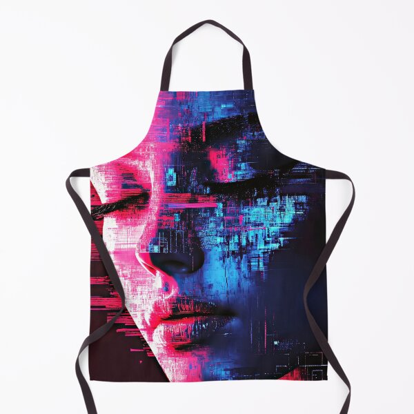 Item preview, Colorful Glitch Face Futuristic, Edgy, And Bold Hues designed and sold by DEC02.