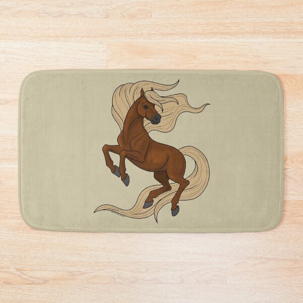 Item preview, Prancing Sorrel Cartoon Horse designed and sold by DappledMoon.