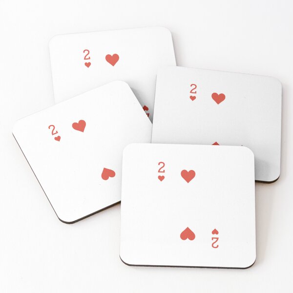 Item preview, Deck of Cards - Two of Hearts designed and sold by goal-getter.