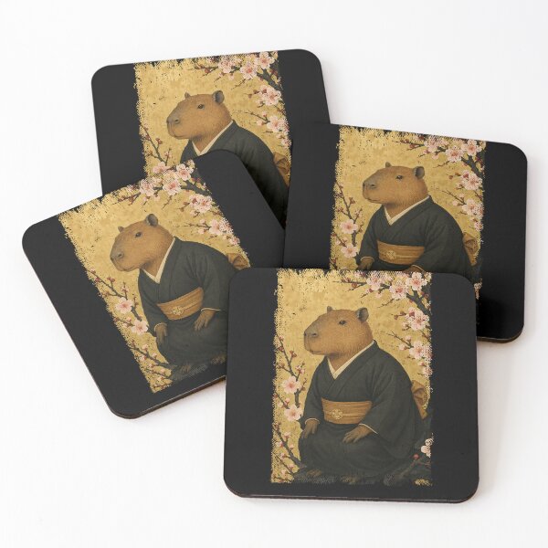 Item preview, Capybara Japanese Costume Japan Cherry Blossom Boys Girls Kids designed and sold by rafaeltto.
