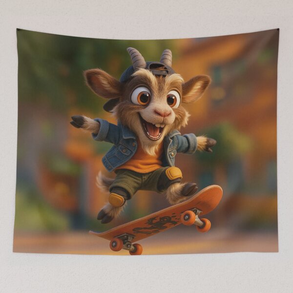 Item preview, Skater Alpine Goat designed and sold by Sillytoe.