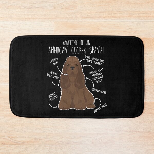 Item preview, Brown American Cocker Spaniel Dog Anatomy designed and sold by Clara Hollins.
