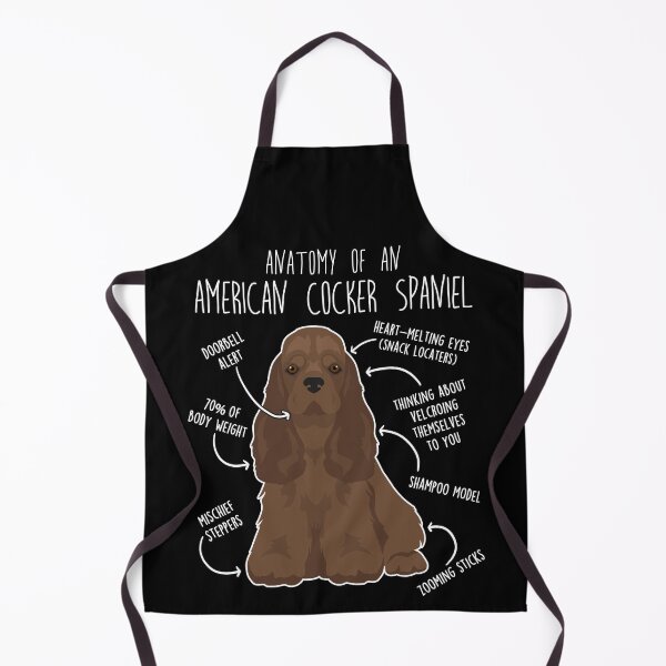 Item preview, Brown American Cocker Spaniel Dog Anatomy designed and sold by Clara Hollins.