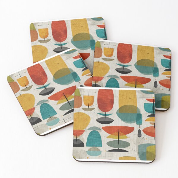 Item preview, Mid Century Modern Geometric Pattern 4 designed and sold by Kybruno's Creations.