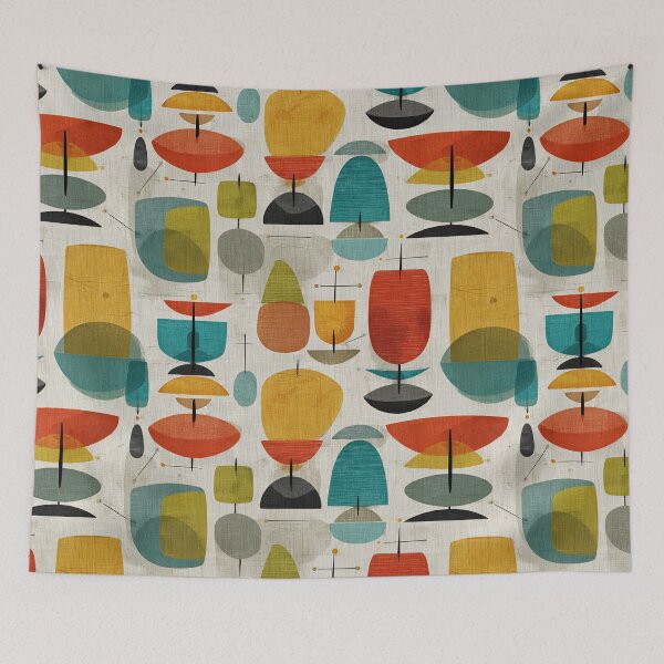 Item preview, Mid Century Modern Geometric Pattern 4 designed and sold by Kybruno's Creations.