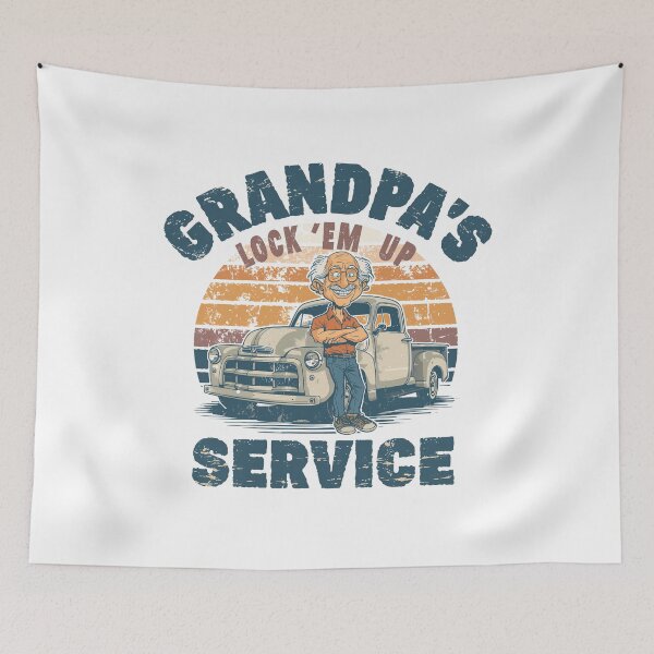 Item preview, Funny "Lock 'Em Up" Grandfather Shirt - Classic Meme, Private Property Humor designed and sold by Clothesbest.