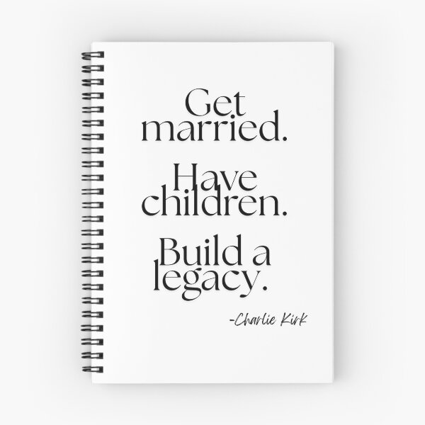 Item preview, Charlie Kirk Get Married Quote designed and sold by Berderky.