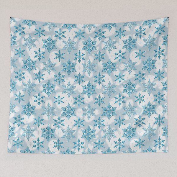 Item preview, Blue Christmas Snowflakes designed and sold by WeTheWeirdosCo.