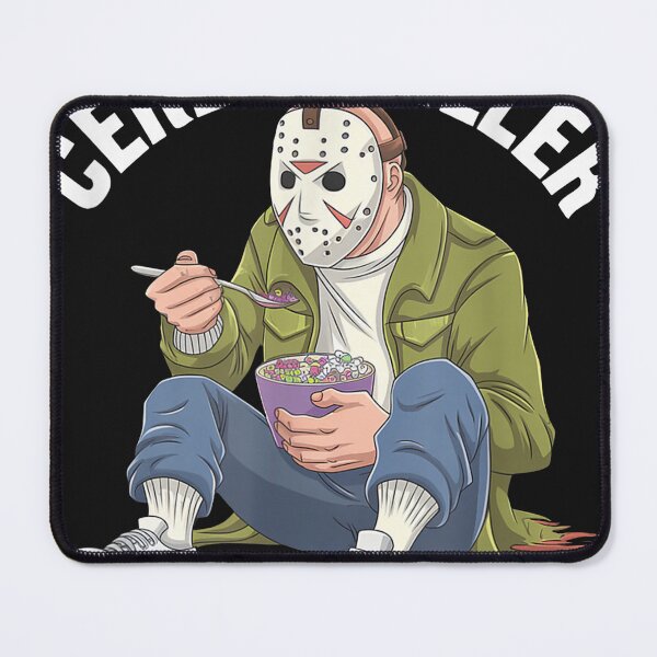 Item preview, Cereal Killer Funny Halloween Horror Movie Masked Man designed and sold by DavidLansford.