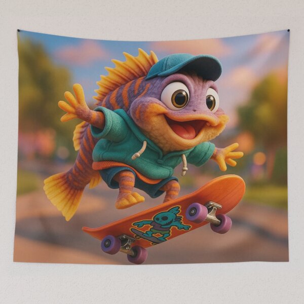 Item preview, Skater Australian Flathead Perch  designed and sold by Sillytoe.
